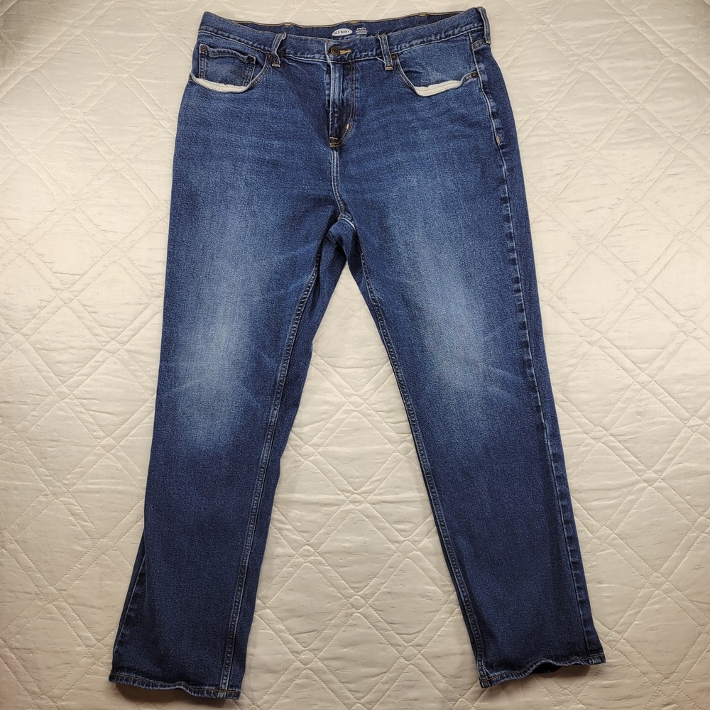 Old Navy Athletic w/ built in Flex blue jeans size 38X30